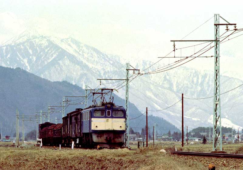 昭和50年代の鉄道写真 ぶんたの鉄道写真小屋 大糸線の旧型国電