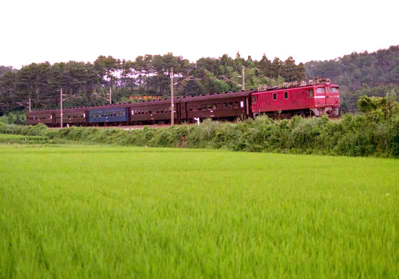 客車列車　東北本線